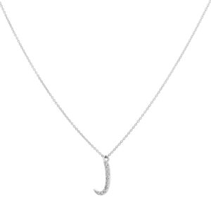 Inicial J de oro con diamantes - Imagen 2