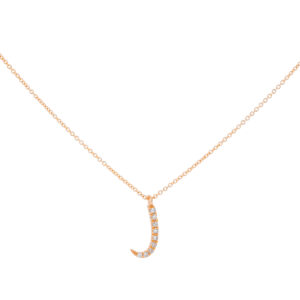 Inicial J de oro con diamantes