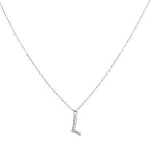 Inicial L de oro con diamantes - Imagen 2
