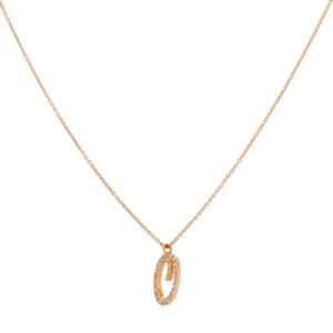 Inicial O de oro con diamantes - Imagen 2