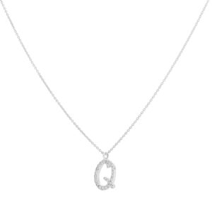 Inicial Q de oro con diamantes - Imagen 2