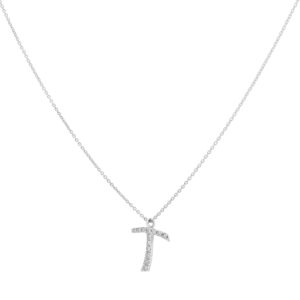 Inicial T de oro con diamantes - Imagen 2