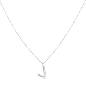 Inicial V de oro con diamantes - Imagen 2