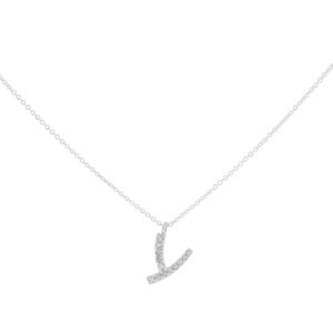 Inicial Y de oro con diamantes