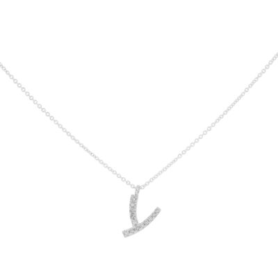 Inicial Y de oro con diamantes