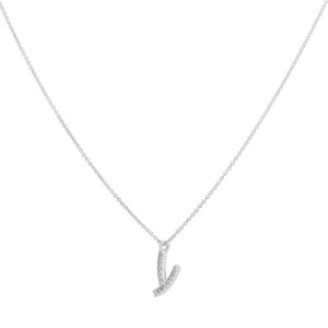 Inicial Y de oro con diamantes - Imagen 2