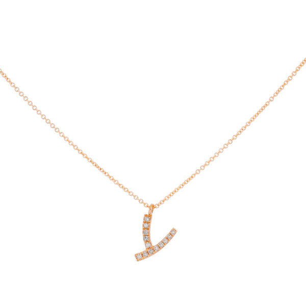 Inicial Y de oro con diamantes