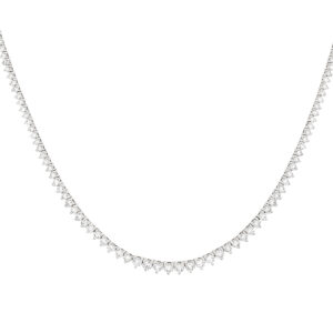 Gargantilla Tenis Oro blanco 14K