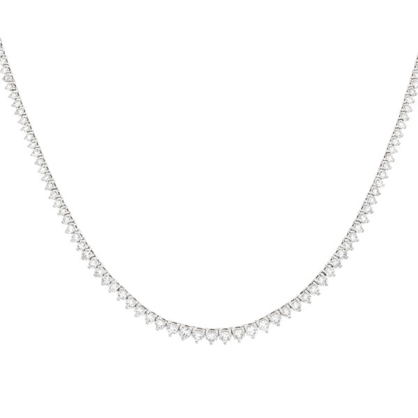 Gargantilla Tenis Oro blanco 14K