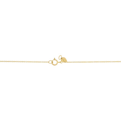 Dije cruz de oro amarillo con diamantes - Imagen 3