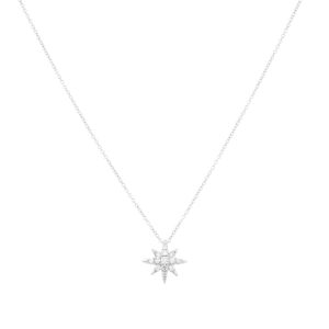 Dije estrella de oro con diamantes