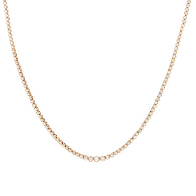 Gargantilla en oro amarillo con diamantes