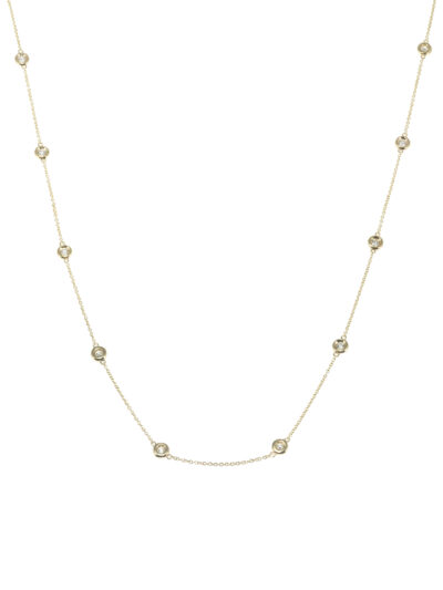 Gargantilla de oro amarillo con diamantes