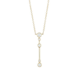 Dije de Oro Amarillo con Diamante