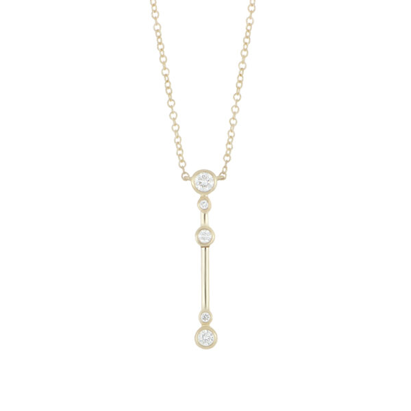 Dije de Oro Amarillo con Diamante