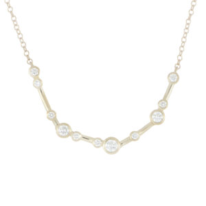 Dije de Oro Amarillo con Diamantes