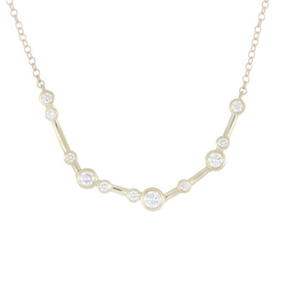Dije de Oro Amarillo con Diamantes