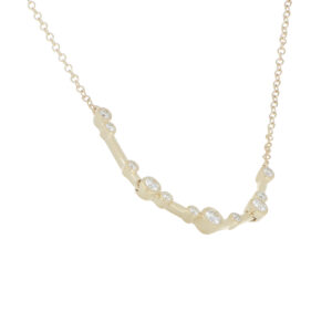 Dije de Oro Amarillo con Diamantes - Imagen 2