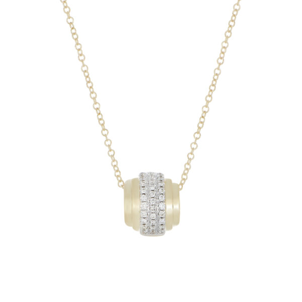 Dije de Oro Amarillo con Diamantes