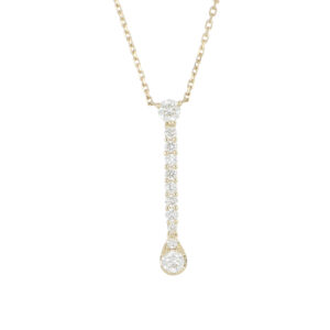 Dije de Oro Amarillo con Diamantes