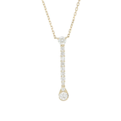 Dije de Oro Amarillo con Diamantes