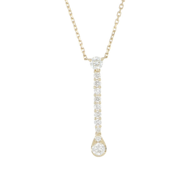 Dije de Oro Amarillo con Diamantes