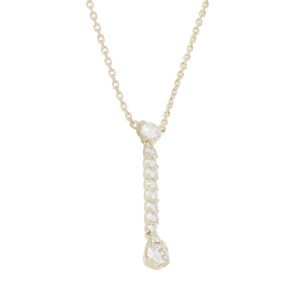 Dije de Oro Amarillo con Diamantes - Imagen 2