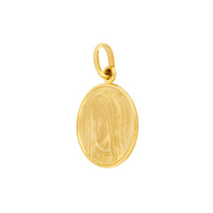 Medalla virgen de Guadalupe de oro - Imagen 2
