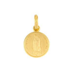 Medalla virgen de Guadalupe de oro