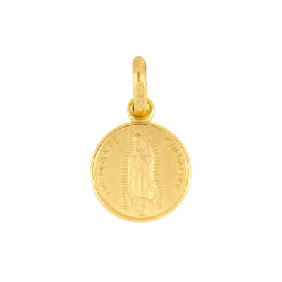 Medalla virgen de Guadalupe de oro