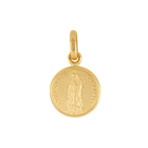 Medalla virgen de Guadalupe de oro