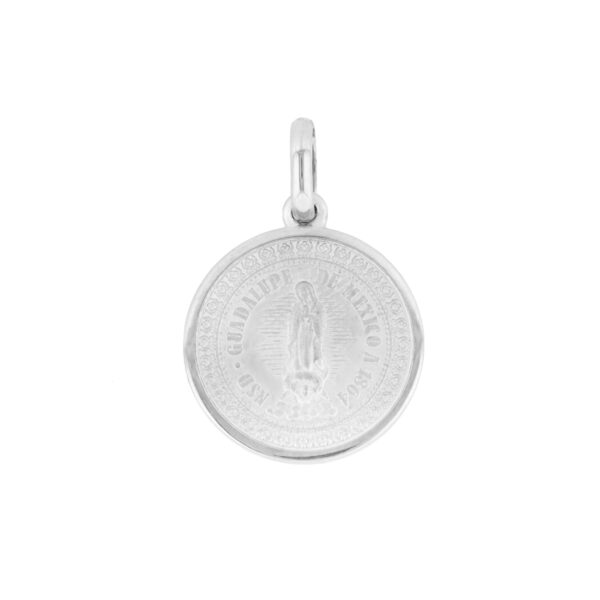 Medalla virgen de Guadalupe de oro