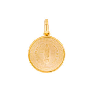Medalla virgen de Guadalupe de oro