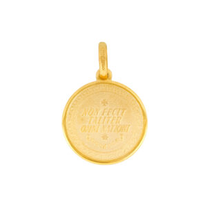 Medalla virgen de Guadalupe de oro - Imagen 2