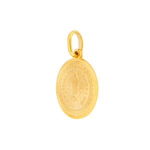 Medalla virgen de Guadalupe de oro - Imagen 3