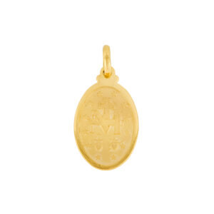 Medalla virgen milagrosa de oro - Imagen 3