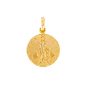 Medalla virgen milagrosa de oro