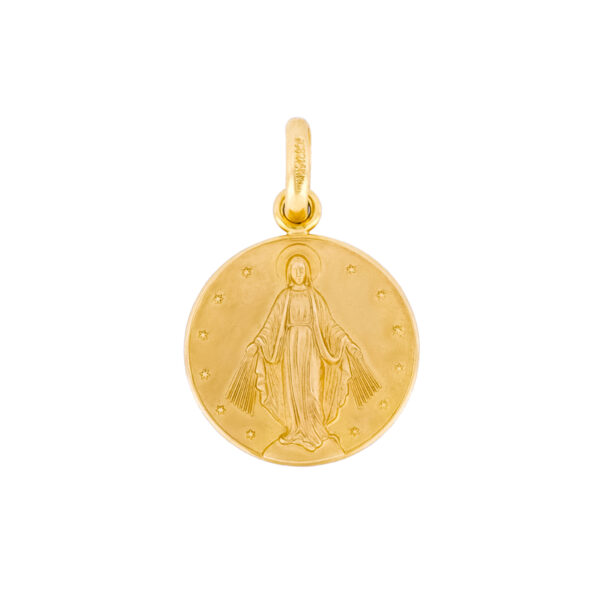 Medalla virgen milagrosa de oro