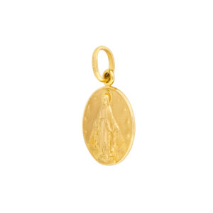 Medalla virgen milagrosa de oro - Imagen 2