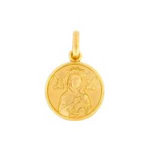 Medalla nuestra señora del perpetuo socorro de oro
