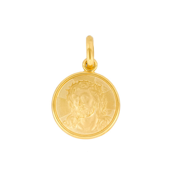 Medalla divino rostro de oro