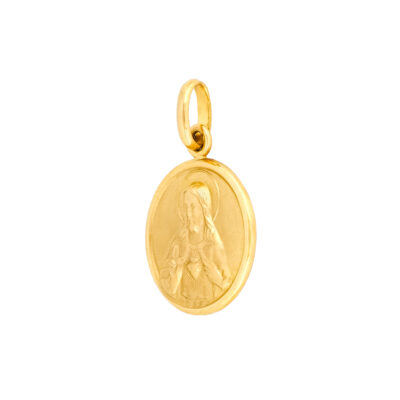 Medalla sagrado corazon de oro - Imagen 2