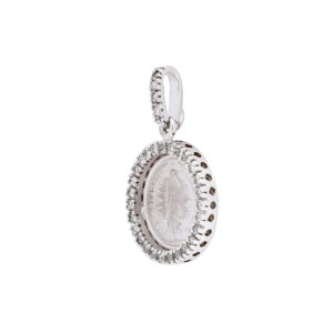 Medalla Viren de Guadalupe de oro con diamantes - Imagen 2