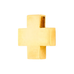Dije Cruz grande de oro - Imagen 2