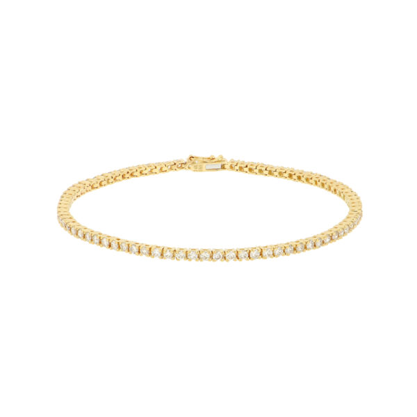 Pulsera de oro amarillo y diamantes
