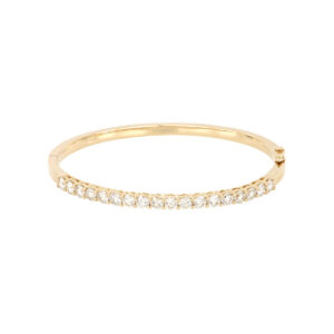 Aro de oro con diamantes
