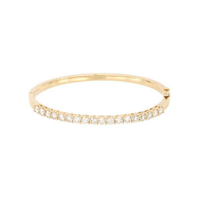 Aro de oro con diamantes