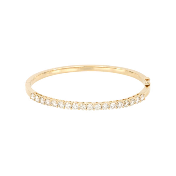 Aro de oro con diamantes