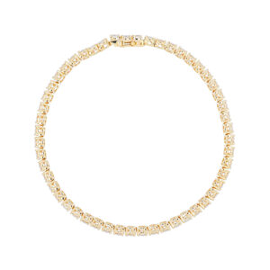 Pulsera tenis de oro con diamantes