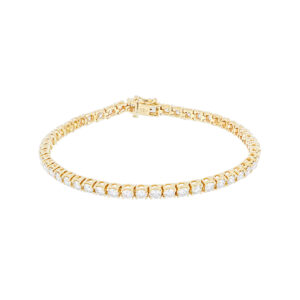 Pulsera tenis de oro con diamantes - Imagen 2